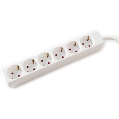 VALUE, Mehrfachsteckdose, 6-fach, ohne Schalter, weiß, 3m VALUE, Mehrfachsteckdose, 6-fach, ohne Schalter, weiß, 3m