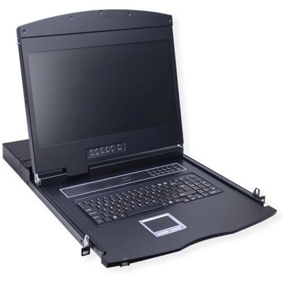 VALUE 19-Zoll Rack-Konsole mit 8-Port KVM-Schalter, 48cm, Schwarz VALUE 19-Zoll Rack-Konsole mit 8-Port KVM-Schalter, 48cm, Schwarz