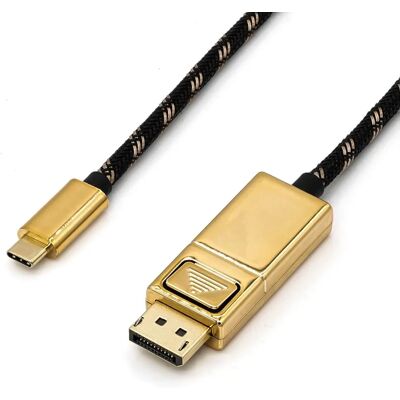 Adattatore USB-C a DisplayPort Roline - 4K, 2m Adattatore USB-C a DisplayPort Roline - 4K, 2m