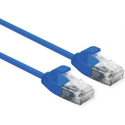 Roline 21.15.3942 Cavo di rete blu 0,5 m Cat6a U/UTP Roline 21.15.3942 Cavo di rete blu 0,5 m Cat6a U/UTP