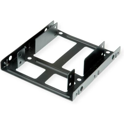 Pannello di alloggiamento per unità - supporta 2,5/3,5" - Metallo nero Pannello di alloggiamento per unità - supporta 2,5/3,5" - Metallo nero