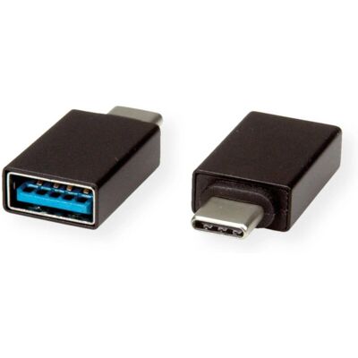 Adattatore USB-C a USB-A Roline - Nero - USB 3.2 Gen 1 Adattatore USB-C a USB-A Roline - Nero - USB 3.2 Gen 1