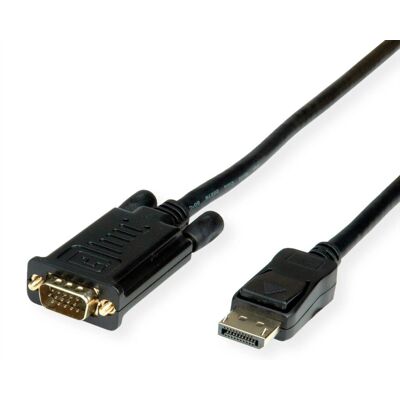 Value DisplayPort / VGA Adapterkabel - Schwarz - DisplayPort-Kabel Value DisplayPort / VGA Adapterkabel - Schwarz - DisplayPort-Kabel