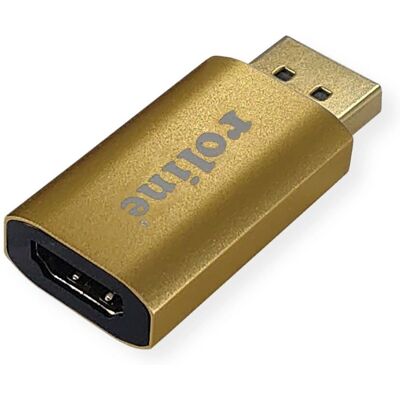Adaptateur Gold 4K DisplayPort à HDMI - Changeur de genre de câble Adaptateur Gold 4K DisplayPort à HDMI - Changeur de genre de câble