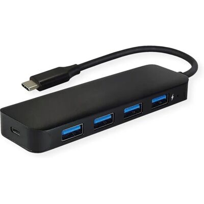 Value USB Hub 4-Port USB 3.2 Gen 1 Type-C Schwarz Value USB Hub 4-Port USB 3.2 Gen 1 Type-C Schwarz