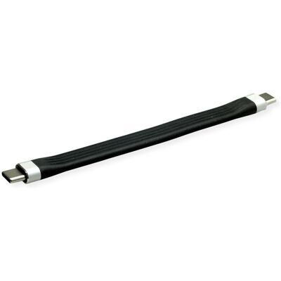 Roline USB C - USB C Power Delivery Kabel - Schwarz - 0,11m - USB 3.2 Gen 2 Roline USB C - USB C Power Delivery Kabel - Schwarz - 0,11m - USB 3.2 Gen 2