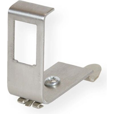Kit di Montaggio in Acciaio Inox VALUE - Adattatore per guida DIN per 1 Keystone Kit di Montaggio in Acciaio Inox VALUE - Adattatore per guida DIN per 1 Keystone