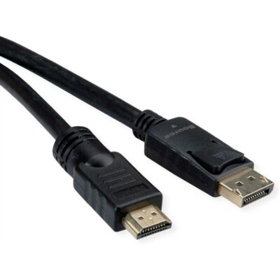 Roline 11.04.5777 10m HDMI zu DisplayPort Video Kabel Adapter Roline 11.04.5777 10m HDMI zu DisplayPort Video Kabel Adapter