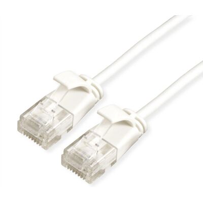 Câble réseau ROLINE 0,5 m Cat6a U/UTP - Blanc - Publicité Câble réseau ROLINE 0,5 m Cat6a U/UTP - Blanc - Publicité