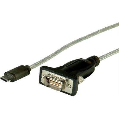 Roline 12.02.1164 Seriellkabel - Schwarz 1,8 m USB Typ-C DB-9 Roline 12.02.1164 Seriellkabel - Schwarz 1,8 m USB Typ-C DB-9
