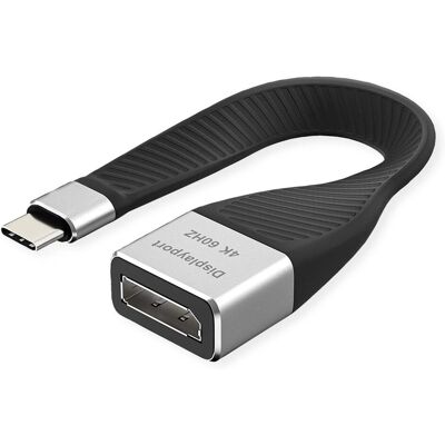 Roline 12033240 USB-C auf DisplayPort Adapter - 13cm Roline 12033240 USB-C auf DisplayPort Adapter - 13cm