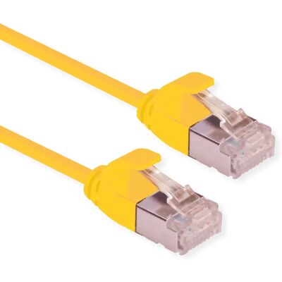 Câble réseau Roline 21.15.3325 Jaune 2m Cat6a U/FTP - Publicité Câble réseau Roline 21.15.3325 Jaune 2m Cat6a U/FTP - Publicité
