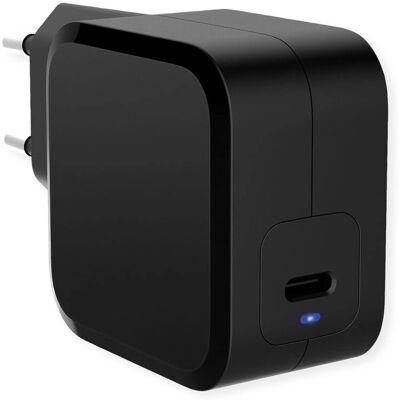 VALUE 19.99.1095 Schwarzer USB-C Ladegerät - Ladegerät VALUE 19.99.1095 Schwarzer USB-C Ladegerät - Ladegerät