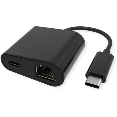 VALUE USB 3.2 Gen 2 Type-C till Gigabit Ethernet - Nätverkskort VALUE USB 3.2 Gen 2 Type-C till Gigabit Ethernet - Nätverkskort