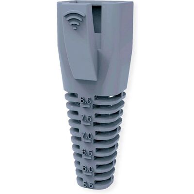 Protectores anti-torsión ROLINE - 10 unidades - Para RJ-45 - Gris - Accesorios de red Protectores anti-torsión ROLINE - 10 unidades - Para RJ-45 - Gris - Accesorios de red