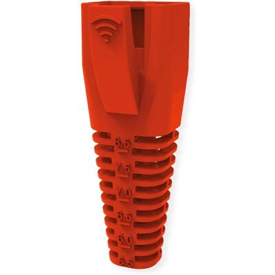Fundas rojas para cables de red - Accesorios RJ-45 Fundas rojas para cables de red - Accesorios RJ-45
