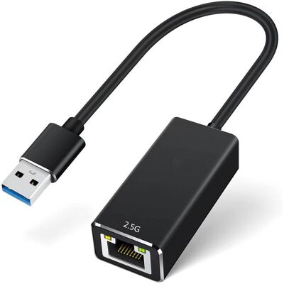 VALUE Ethernet Netzwerkkarte - USB 3.2 Gen 1, 2,5 Gbit/s - Schwarz VALUE Ethernet Netzwerkkarte - USB 3.2 Gen 1, 2,5 Gbit/s - Schwarz