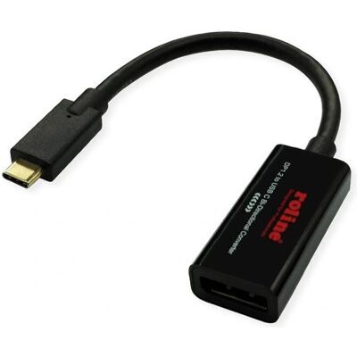 Roline USB-C zu DisplayPort Adapter 4K - Video & Daten Roline USB-C zu DisplayPort Adapter 4K - Video & Daten
