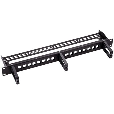 Roline Panel de Parcheo de 16 Puertos 19'' Blindado - Patch Panel Roline Panel de Parcheo de 16 Puertos 19'' Blindado - Patch Panel