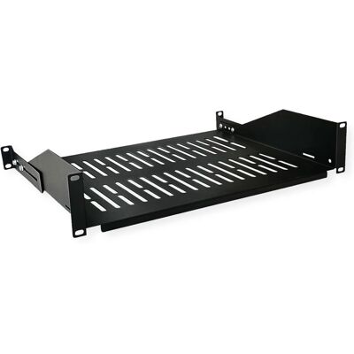 Value 26.99.0406 Rackhylle - 19 Zoll, 2U, Schwarz Value 26.99.0406 Rackhylle - 19 Zoll, 2U, Schwarz