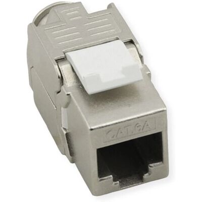 Value 21.99.1807 Zink Geschirmter Keystone Module - Ethernet Cat8 Value 21.99.1807 Zink Geschirmter Keystone Module - Ethernet Cat8