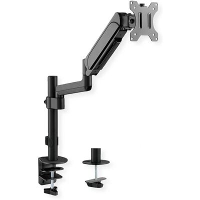 Bras de Moniteur LCD VALUE - Réglable en hauteur, VESA 75/100mm, Supporte 32" Écran - Publicité Bras de Moniteur LCD VALUE - Réglable en hauteur, VESA 75/100mm, Supporte 32" Écran - Publicité
