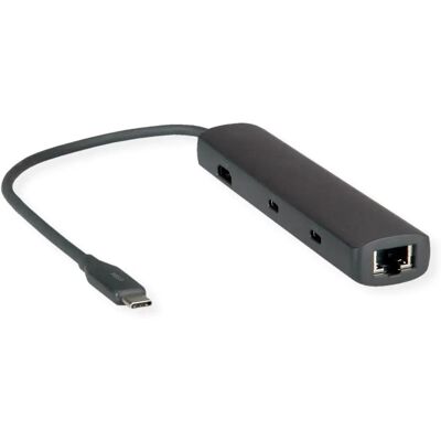 Roline 12021124 Laptop Docking Station - 8K HDMI, 60W USB-C PD, Mehrere USB, Gigabit Ethernet Roline 12021124 Laptop Docking Station - 8K HDMI, 60W USB-C PD, Mehrere USB, Gigabit Ethernet