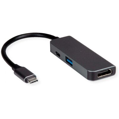VALUE 12.99.1141 Laptop Dock - USB-C HDMI, USB 3.2, Schwarz VALUE 12.99.1141 Laptop Dock - USB-C HDMI, USB 3.2, Schwarz