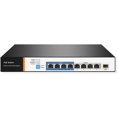 VALUE 21.99.1189 Netzwerkswitch - 2,5G Ethernet PoE 1U Schwarz VALUE 21.99.1189 Netzwerkswitch - 2,5G Ethernet PoE 1U Schwarz
