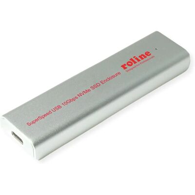 Boîtier externe USB 3.2 Gen 2 M.2 NVMe SSD - Argent Boîtier externe USB 3.2 Gen 2 M.2 NVMe SSD - Argent