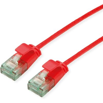 Roline 21453417 - Câble réseau, 5m, Cat6a, UTP, Rouge - Publicité Roline 21453417 - Câble réseau, 5m, Cat6a, UTP, Rouge - Publicité