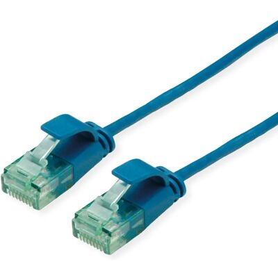 Roline Blau Cat6a Netzwerkkabel 0,15m Roline Blau Cat6a Netzwerkkabel 0,15m