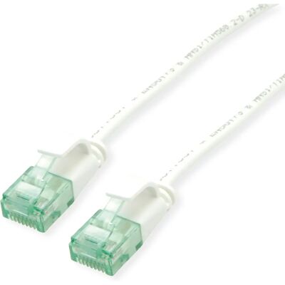 Roline 21453460 - Câble réseau, Blanc, 0,15 m, Cat6a, UTP - Publicité Roline 21453460 - Câble réseau, Blanc, 0,15 m, Cat6a, UTP - Publicité
