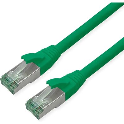Câble Roline Recyclé Cat.6a S/FTP 20m Vert - Ethernet Câble Roline Recyclé Cat.6a S/FTP 20m Vert - Ethernet