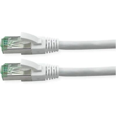 ROLINE - 21453276 - Blanc - 0.3 m Cat6a S/FTP - Câble ROLINE - 21453276 - Blanc - 0.3 m Cat6a S/FTP - Câble
