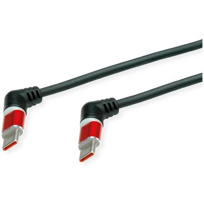 Roline USB-C to USB 2.0 Kábel - 1m - Fekete/Vörös Roline USB-C to USB 2.0 Kábel - 1m - Fekete/Vörös