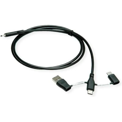 ROLINE 11.02.8349 USB-Kabel - USB 2.0, 1 m, Schwarz ROLINE 11.02.8349 USB-Kabel - USB 2.0, 1 m, Schwarz