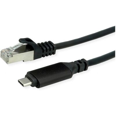 ROLINE 12.02.1165 Adaptateur réseau USB-C Ethernet - Noir ROLINE 12.02.1165 Adaptateur réseau USB-C Ethernet - Noir