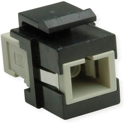 Roline 21.17.0053 Conector de fibra óptica SC/SC - Multimodo, Negro/Gris Roline 21.17.0053 Conector de fibra óptica SC/SC - Multimodo, Negro/Gris
