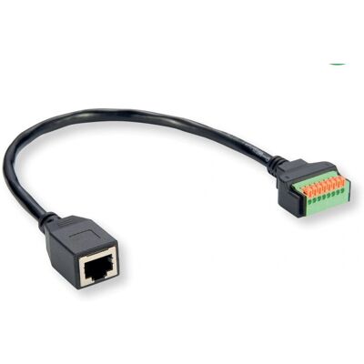 ROLINE 12021172 - Scheda di interfaccia - Schermata, 15cm, RJ45, Blocco terminale ROLINE 12021172 - Scheda di interfaccia - Schermata, 15cm, RJ45, Blocco terminale