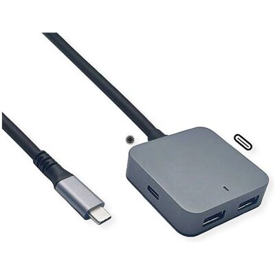 VALUE USB-Hub - USB 3.2 Gen 2 - Type-C - 4 Ports - Schwarz VALUE USB-Hub - USB 3.2 Gen 2 - Type-C - 4 Ports - Schwarz