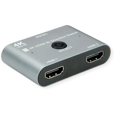 Interrupteur HDMI Value - Commutateur vidéo - HDMI 2 ports - Publicité Interrupteur HDMI Value - Commutateur vidéo - HDMI 2 ports - Publicité
