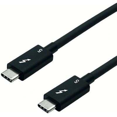 Roline 11.02.9112 Câble Thunderbolt - 1m - 80 Gbit/s - Noir - Publicité Roline 11.02.9112 Câble Thunderbolt - 1m - 80 Gbit/s - Noir - Publicité