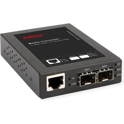 Convertidor de datos Gigabit Roline - Mini-GBIC RJ-45 Convertidor de datos Gigabit Roline - Mini-GBIC RJ-45
