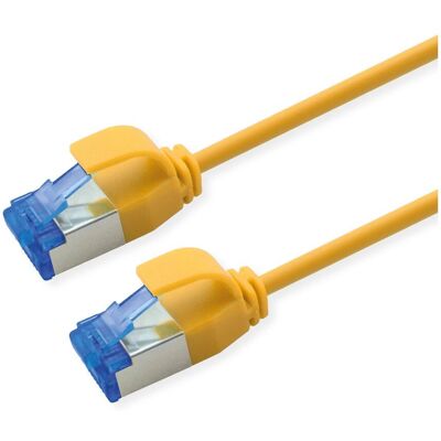 ROLINE - Câble Patch CAT6A PiMF - jaune - Publicité ROLINE - Câble Patch CAT6A PiMF - jaune - Publicité