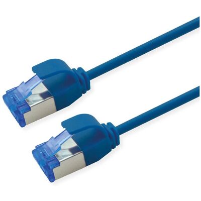 ROLINE - CAT6A Patch Cable - Bleu - 5m - Cable Patch - Publicité ROLINE - CAT6A Patch Cable - Bleu - 5m - Cable Patch - Publicité