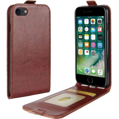 Custodia in pelle flip per iPhone 7/8 - Accessorio smartphone Custodia in pelle flip per iPhone 7/8 - Accessorio smartphone