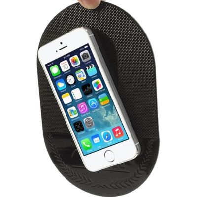 Cover-Discount Antirusch Matte Pad - Supporto Smartphone - Nero - Accessorio auto Cover-Discount Antirusch Matte Pad - Supporto Smartphone - Nero - Accessorio auto