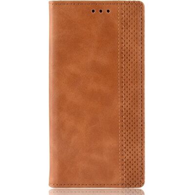 Cover-Discount iPhone 12 Pro Max - Stand Flip Case Hülle braun - Smartphone Hülle Cover-Discount iPhone 12 Pro Max - Stand Flip Case Hülle braun - Smartphone Hülle