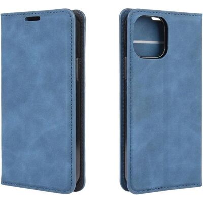 Cover-Discount iPhone 12 / 12 Pro - Custodia a flip in pelle seta blu scuro - Custodia per Smartphone Cover-Discount iPhone 12 / 12 Pro - Custodia a flip in pelle seta blu scuro - Custodia per Smartphone